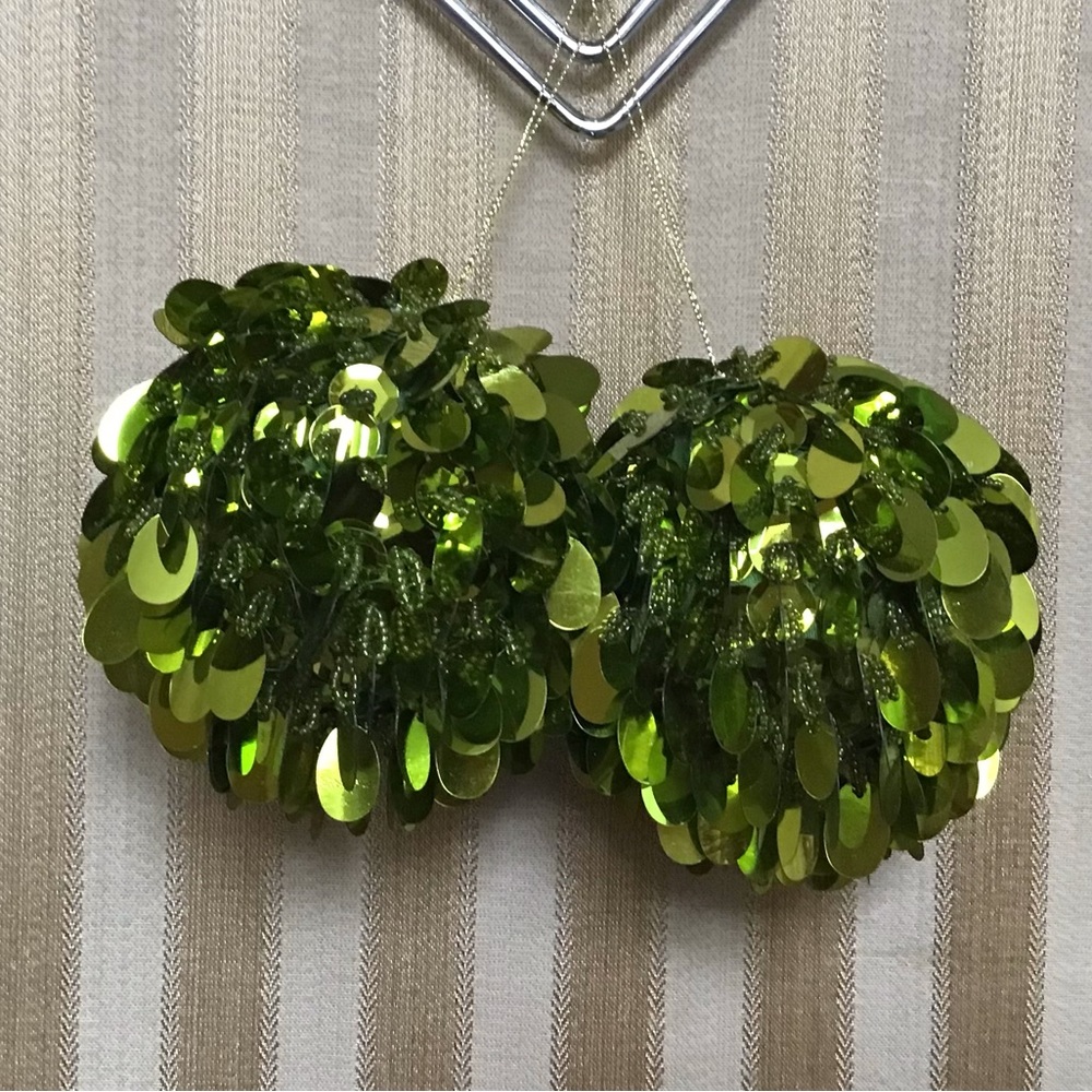 Sequin Embellished Christmas Ornaments